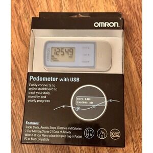 Omron HJ-322U Digital Pedometer Tri-Axis Walking Step Counter Accurate Tracker